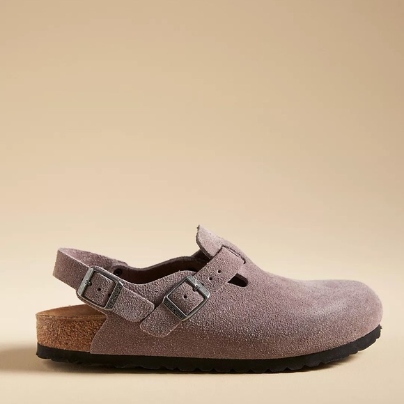 LIKE NEW BIRKENSTOCK Tokio Suede Clogs! - Picture 3 of 14